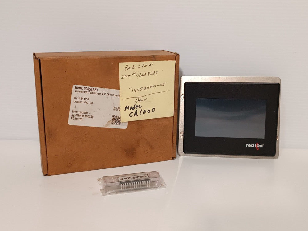 Red Lion CR10000400000210 HMI Operator Interface 4.3in Servomaster Touch Screen