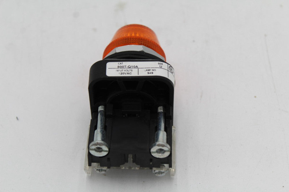 ALLEN-BRADLEY 800T-Q10A AMBER PILOT LIGHT