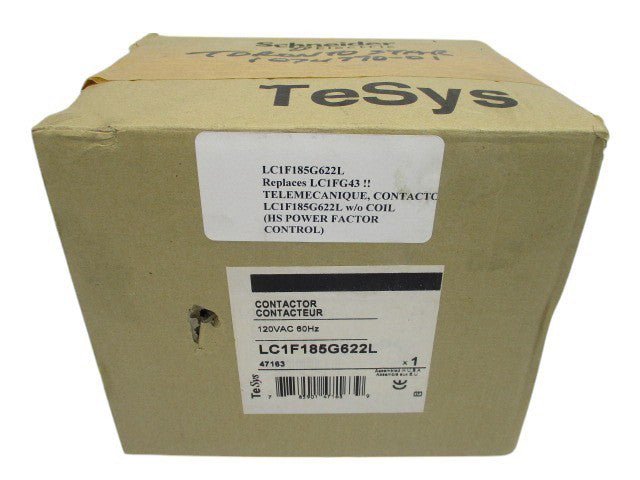 SCHNEIDER ELECTRIC LC1F185G622L 120V NSFS