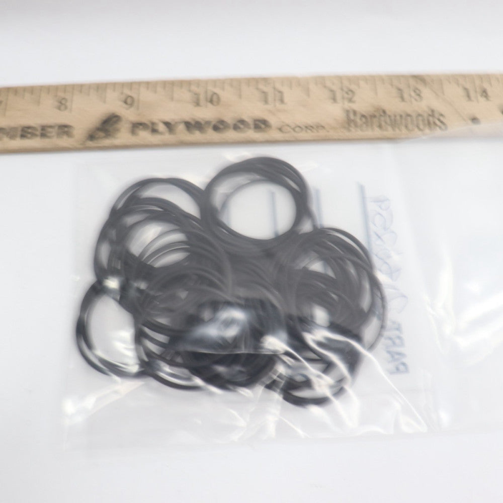 (52-Pk) 90A Durometer Round O Ring Nitrile Rubber Black 1-1/4" x 1-1/2" x 1/8"
