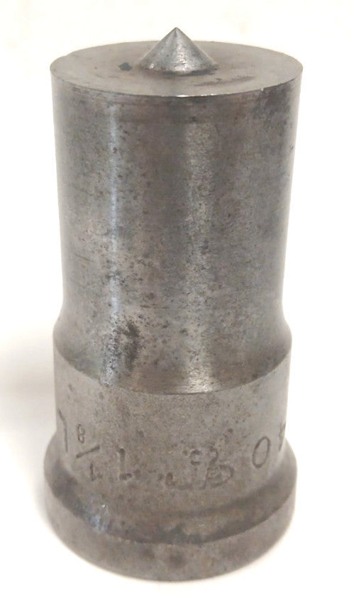 IRONWORKER ROUND PUNCH #40 BODY DIA 1-1/8" HEAD DIA 1-3/8" OAL 2-5/8"