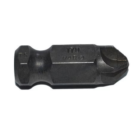 Zephyr Ts170-1/4R-5Pk Power Bit,Hex Shank,Single End,Pk5