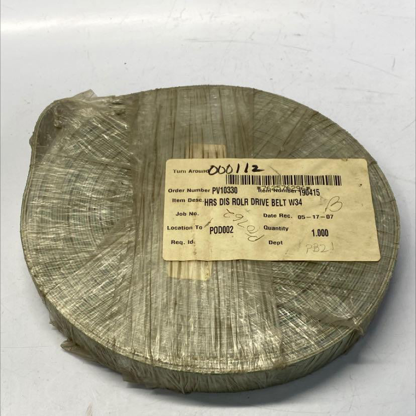 Habasti PV10330 HRS DIS ROLR Drive Belt W34 