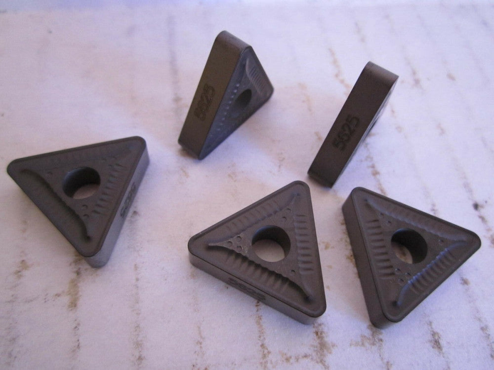 Lot of 5 Valenite Carbide Turning Inserts Style: TNMG Size: 434R3 Grade: VP5625