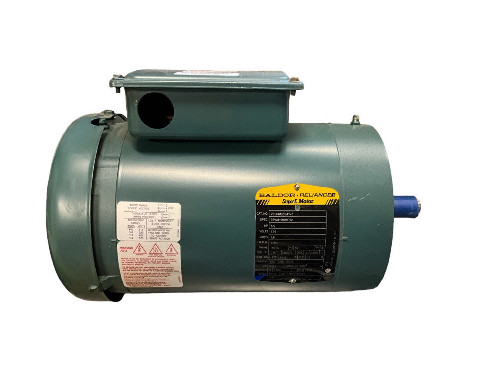 VEUHM3554T-5  - BALDOR - 1.5HP,1760RPM,3PH,60HZ,145TC,3526M,TEFC