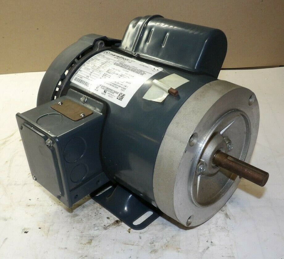 NEW MARATHON ELECTRIC 1/4 HP AC MOTOR 115/208-230 VAC 1Ø 1140 RPM 56C TEFC G577