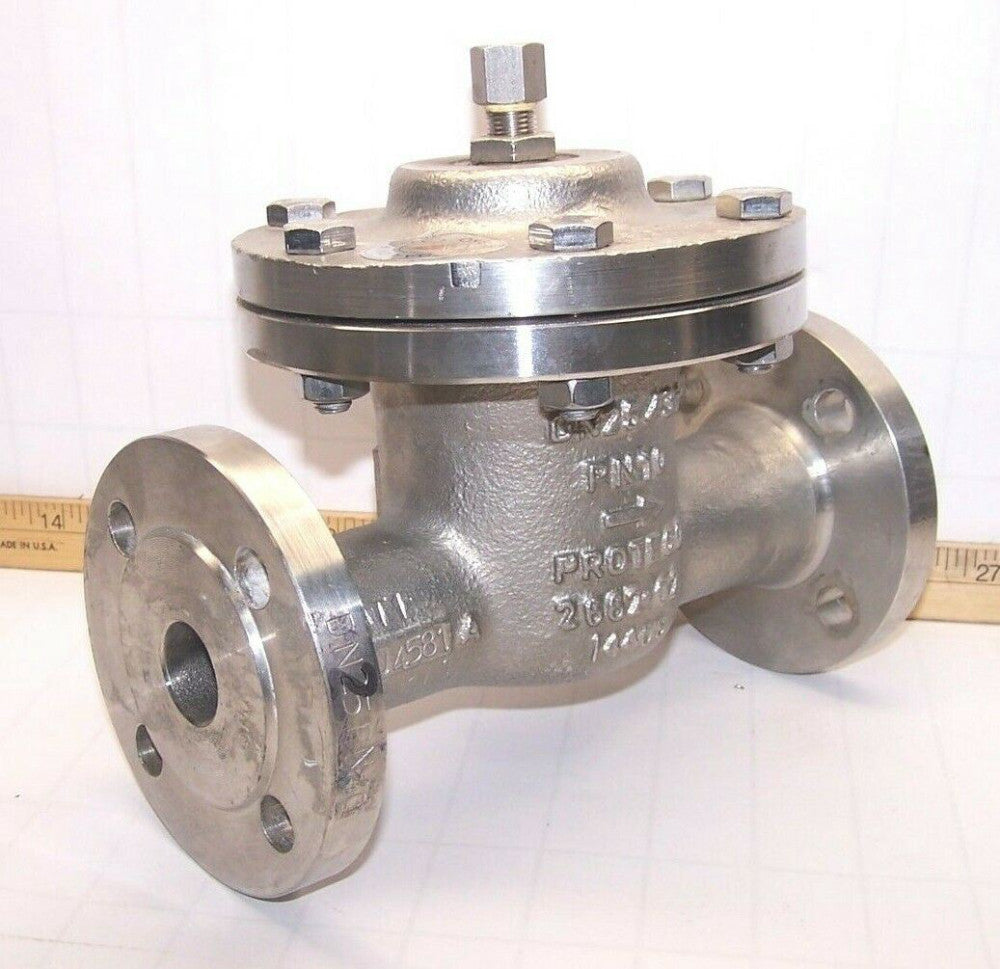 Protego 1" Flanged Stainless Pressure / Vacuum Relief Valve  DZ/T-25