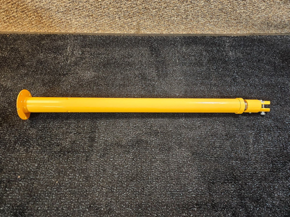 Global Industrial 39" Replacement Height Adjustable Pedestal Post, Yellow