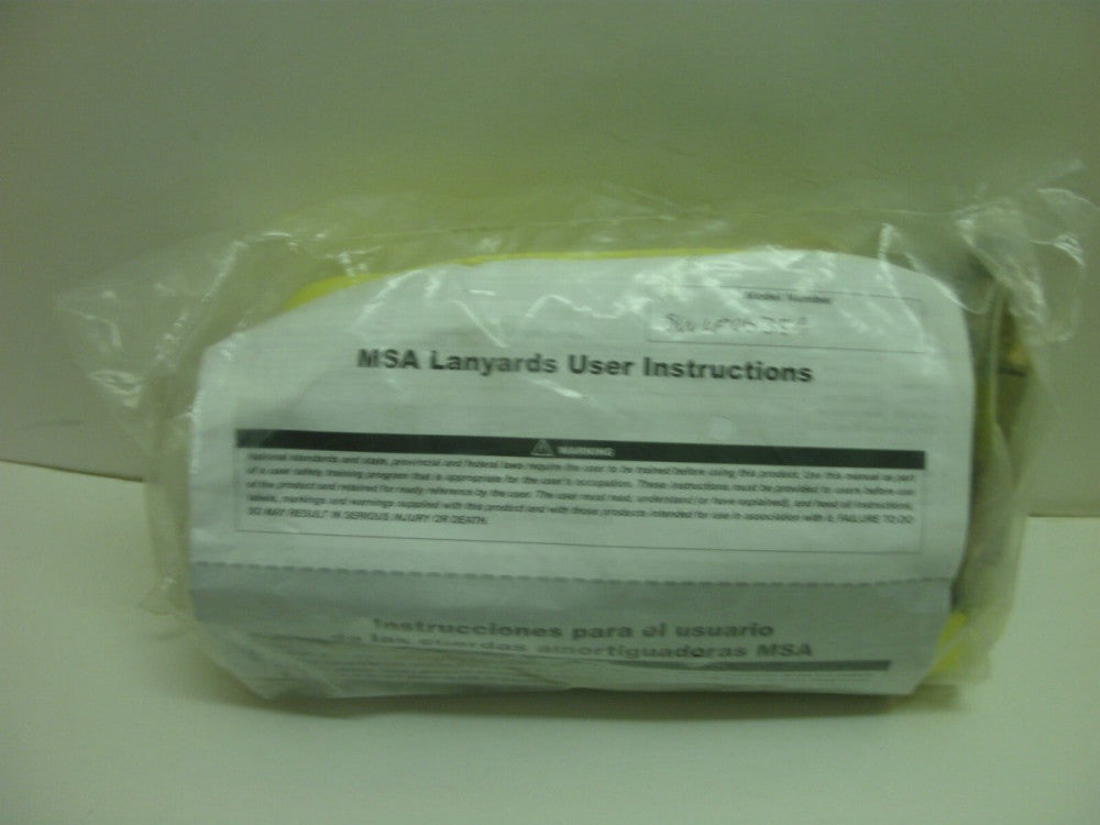 MSA SWLP0635A LANYARDS SHOCK ABSORBING LANYARD 6FT SNAPHOOK NEW IN BAG