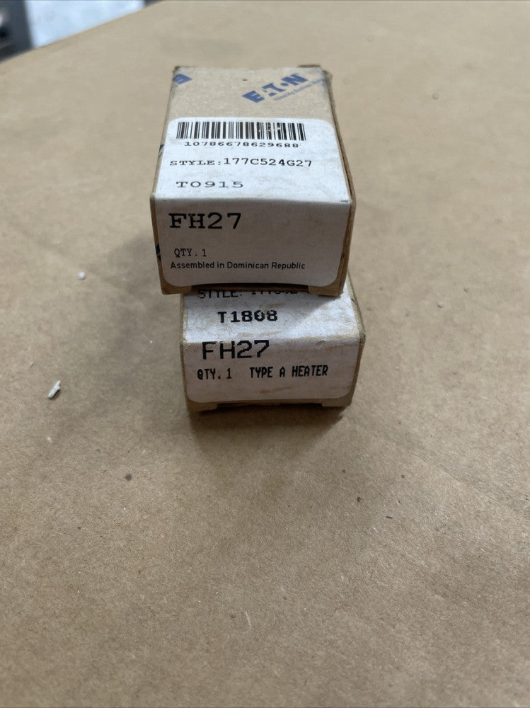 1) New Old Stock! Cutler Hammer FH27 Eaton Heating Element 