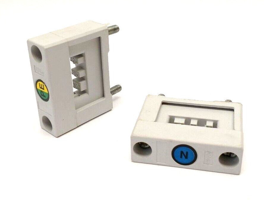 Wohner S489 Busbar Support PE/N 1-Pole 4Nm 22-0994 LOT OF 2