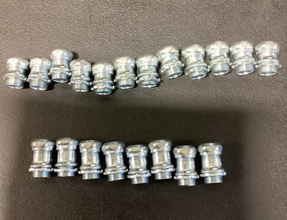 NEW  1/2" EMT Connector Compression  Lot Of 20 F110