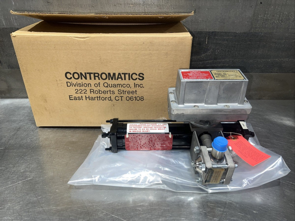 Contromatics 200SRMS/80 Pneumatic Valve Actuator 120psi 105-in-lbs. No ...