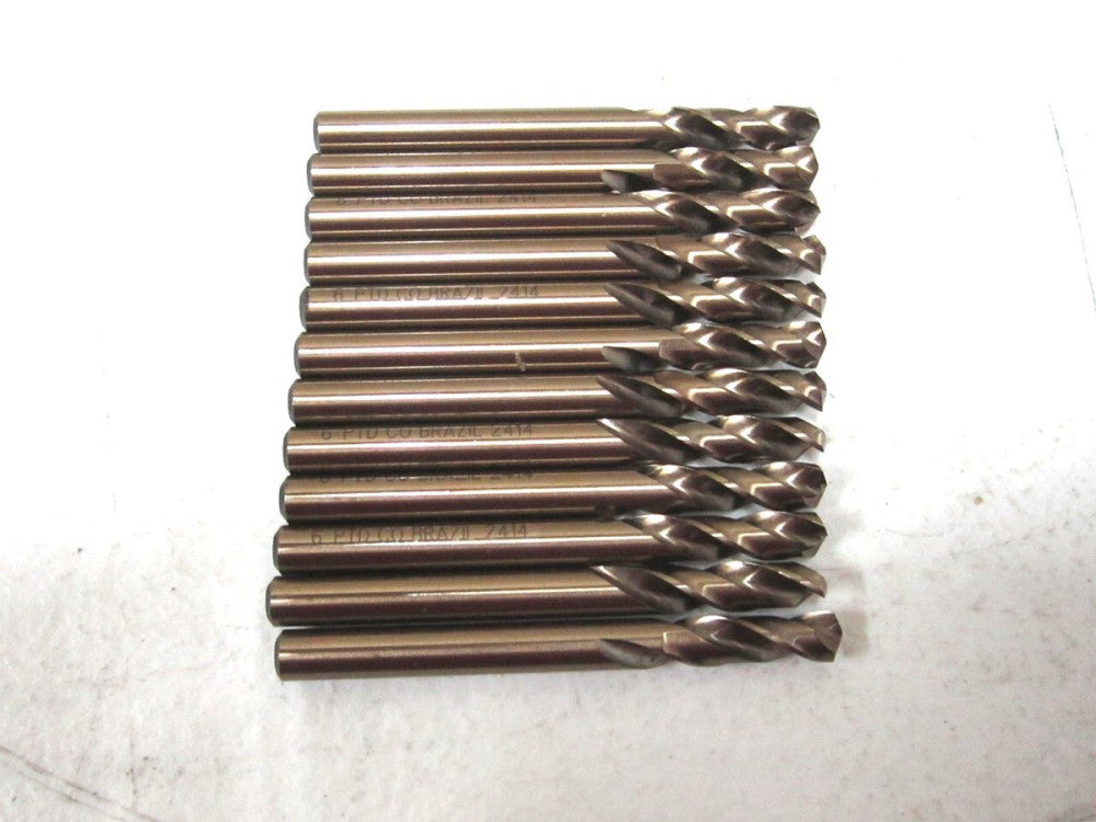 PTD (6000947) .2362" x 66mm OAL 135° RH Cobalt Screw Machine Drill Bit - 12 QTY