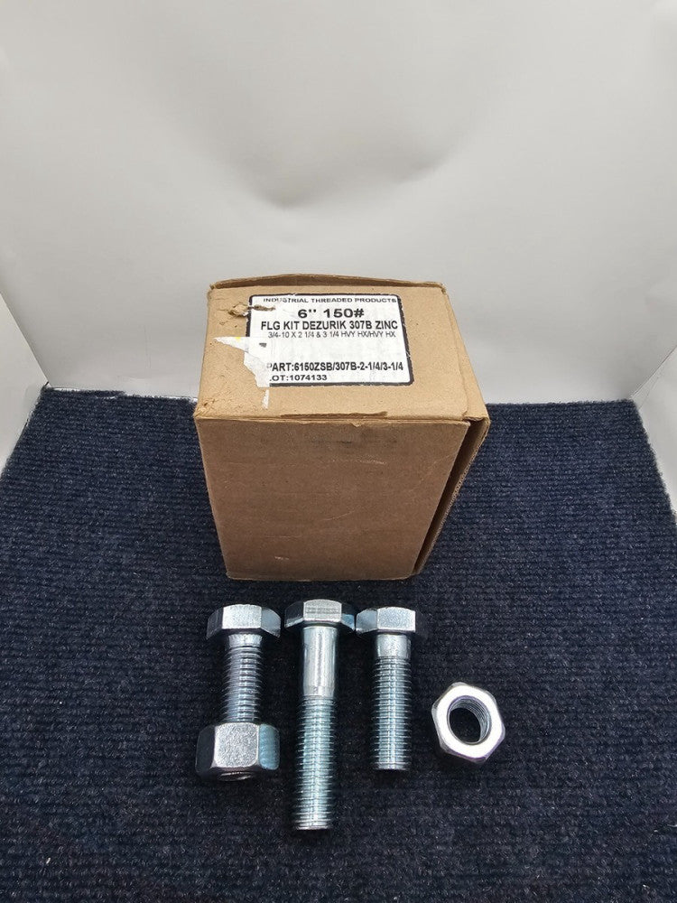 Industrial Threaded Products 6150ZSB/307B: 6" 150# FLG Bolts Dezurik 307B Zinc