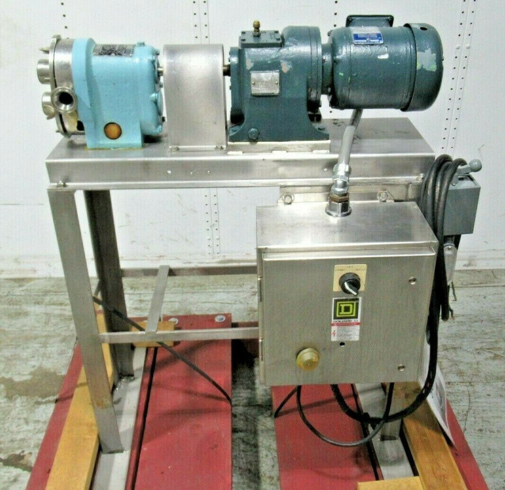 Waukesha Model 10 ROTARY POSITIVE DISPLACEMENT PUMP 