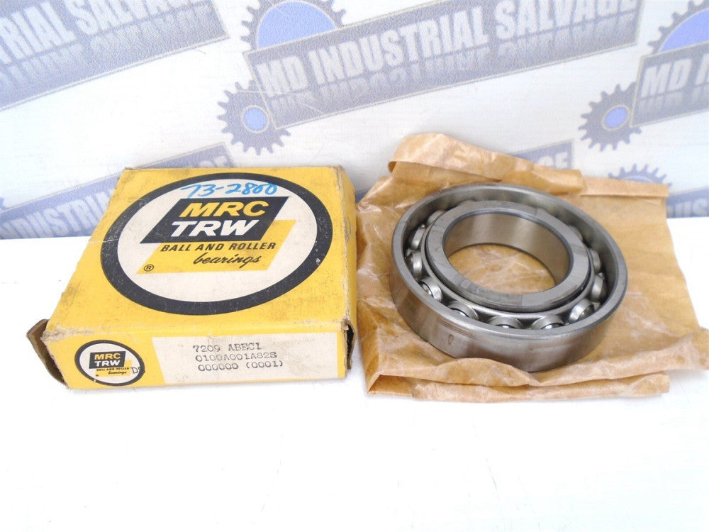 MRC -7209 ABEC1 - ANGULAR CONTACT BEARING Single Row 45x85x19mm 29° (NEW in BOX)