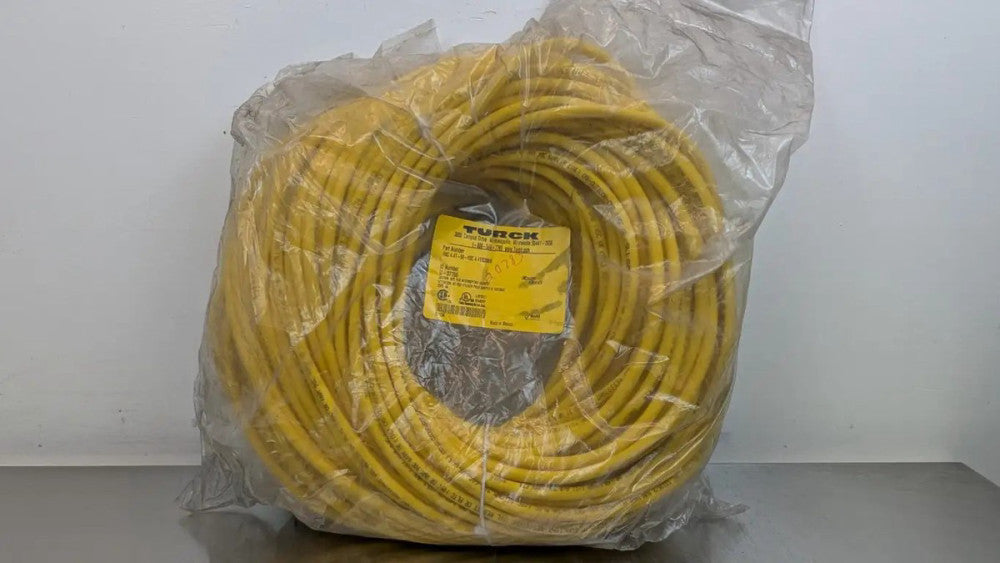 Turck RKC 4.4T-50-RSC 4.4T/S3060 Actuator and Sensor Cable U-37766 M12 4-Pin Mal