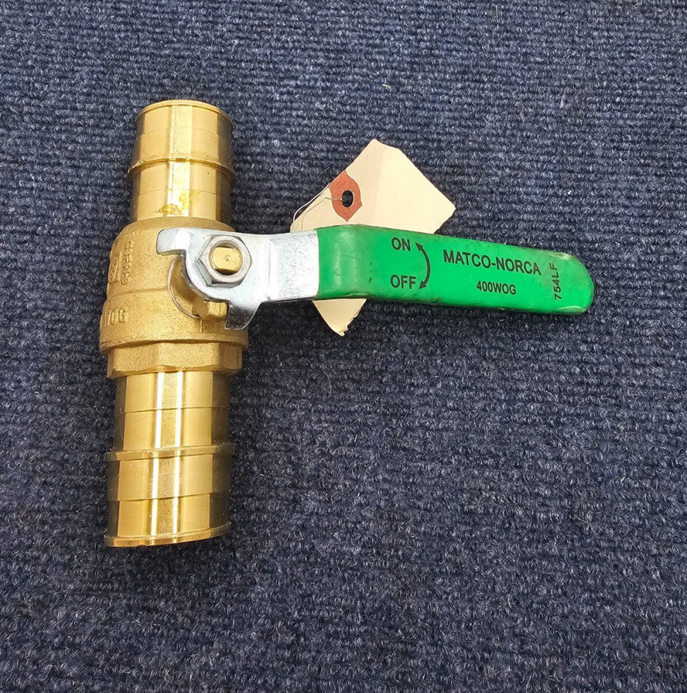 Matco-Norca Brass Ball Valve Shut Off 400 WOG, 754LF