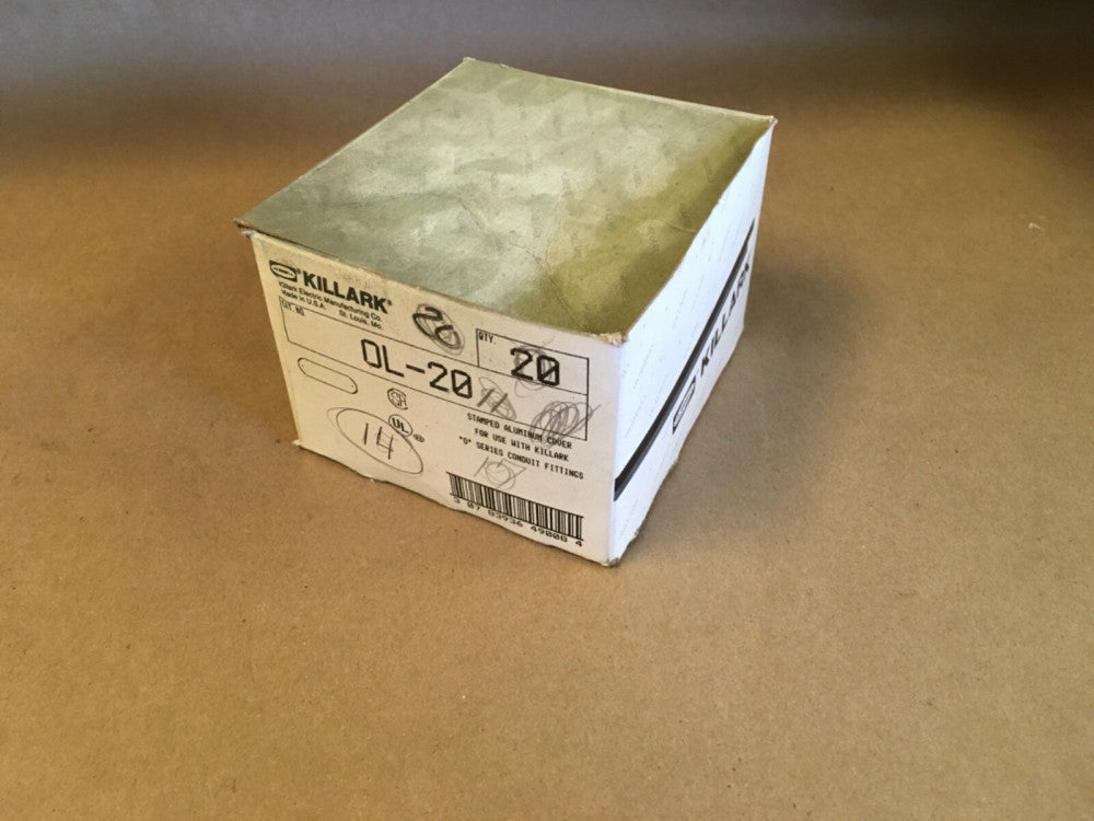 HUBBELL KILLARK OL-20 Conduit Access Cover Aluminum *BOX OF 14*  (KB)