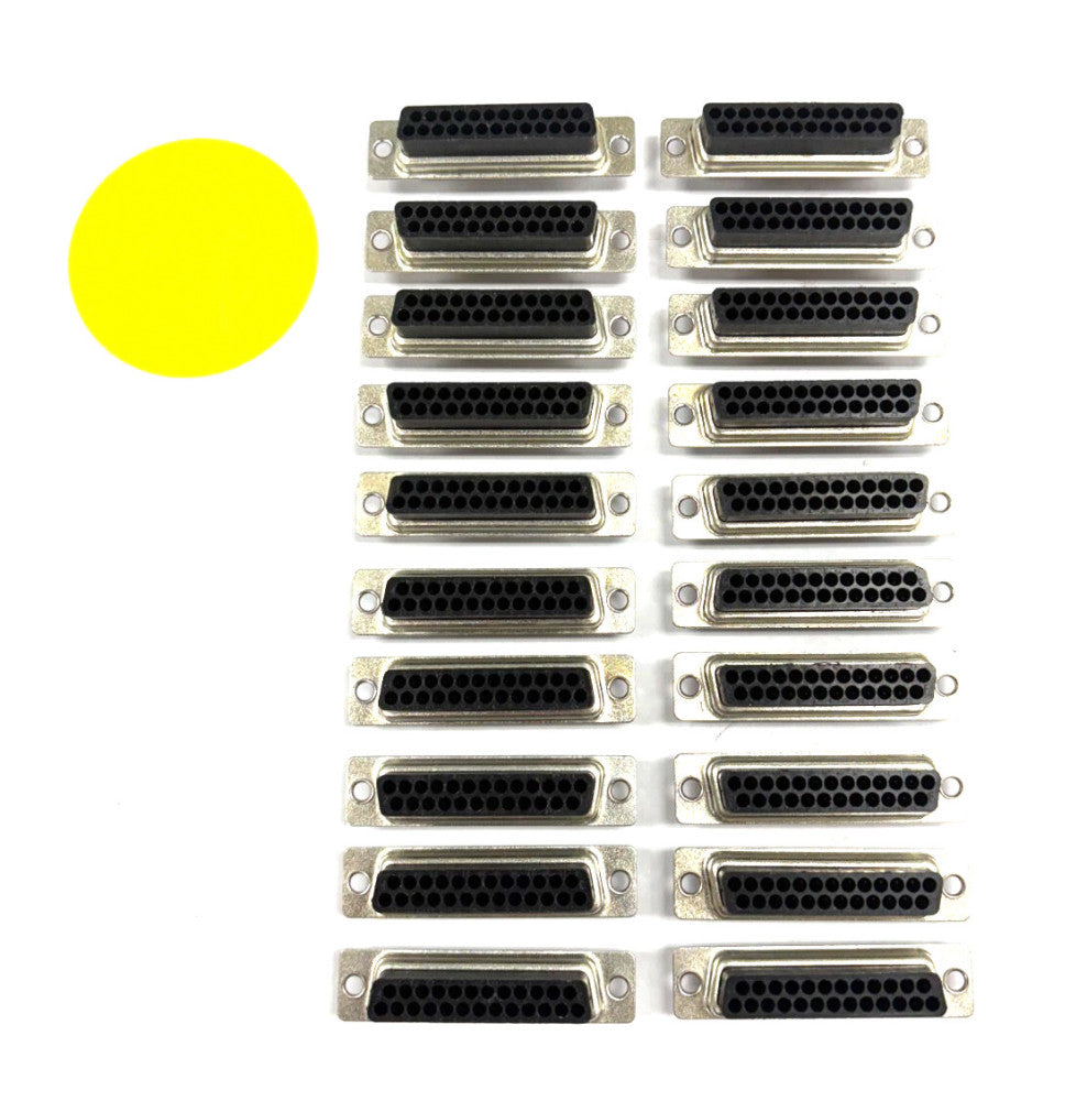 UNI-TOP 25 PIN FEMALE CONNECTOR DB25 LOT OF 20