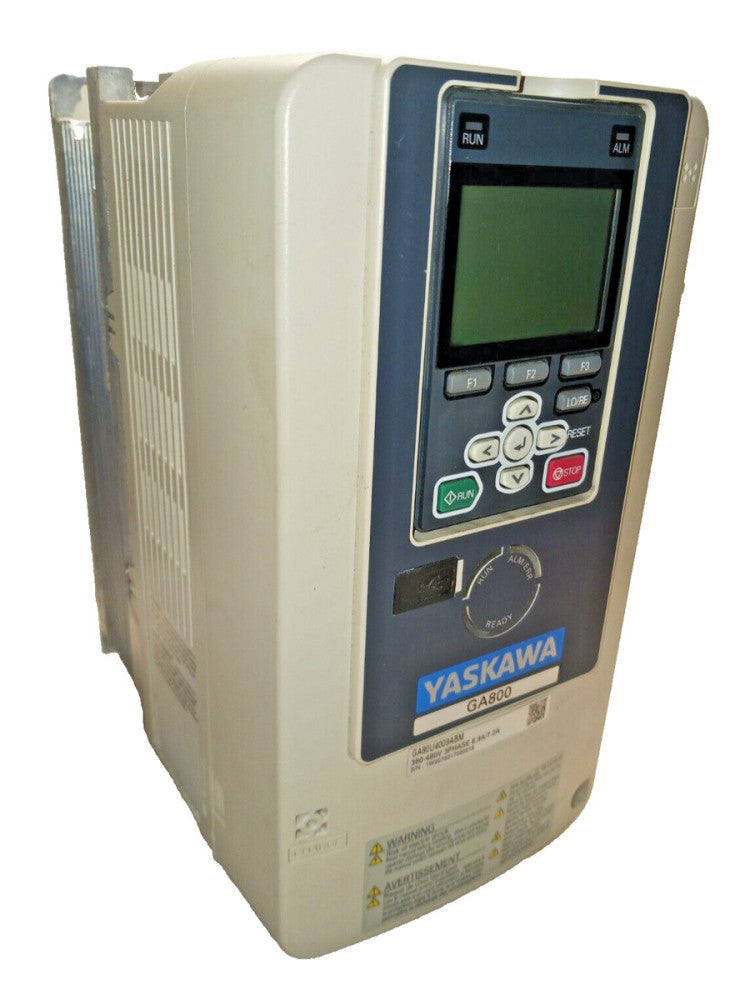 YASKAWA AC VARIABLE FREQUENCY DRIVE 5 HP 480 VAC 3 PHASE  CIPR-GA80U4009ABMA