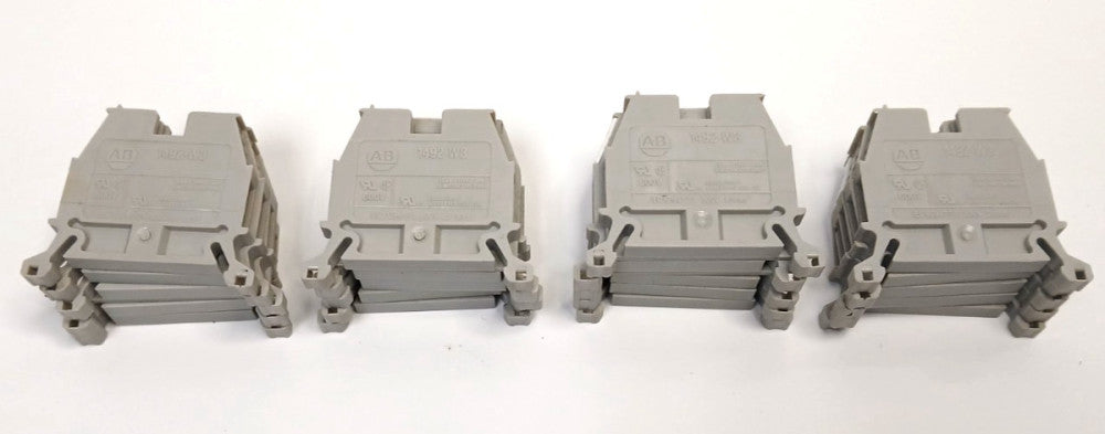 ALLEN BRADLEY TERMINAL BLOCK 1492-W3 FEED THROUGH BLOCK 800 VOLT   LOT OF 20
