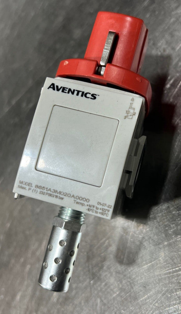 Aventics 8651A3M020A0000 Pneumatic Shut-Off Valve Nos Surplus No Original Box