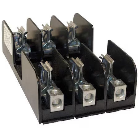 Mersen 21038 Open Fuse Block, 61 To 100A Amp Range, 250V Ac/Dc Volt Rating, 3