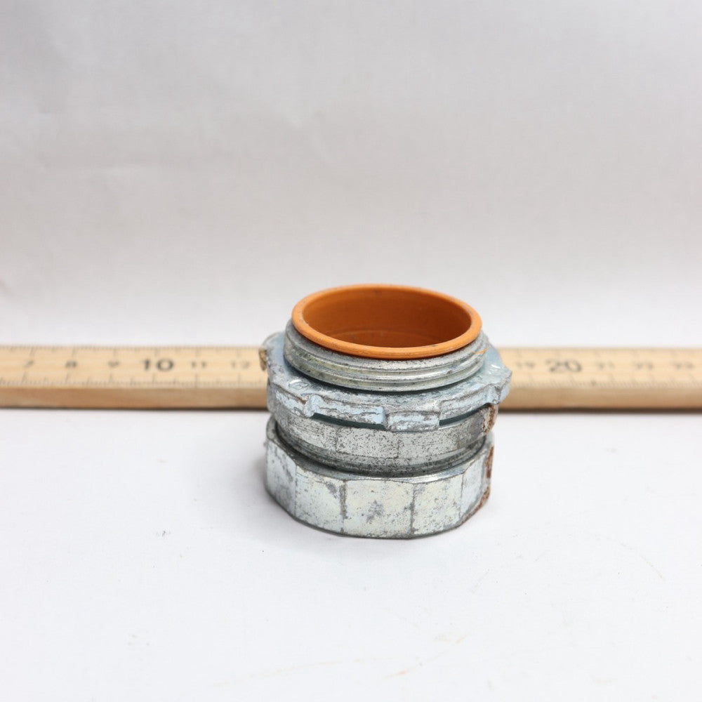 Rigid Compression Connector Steel 1-1/4"