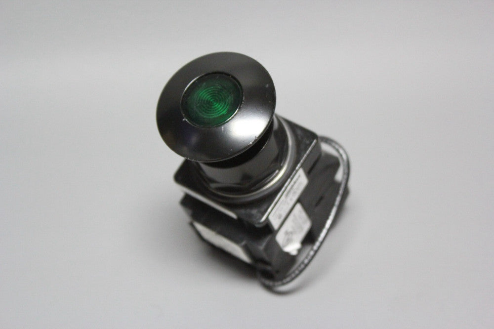 SIEMENS BLACK MAX GREEN MUSHROOM HEAD PUSH PULL BOTTON 52BP3D3UB W/ 52BAU