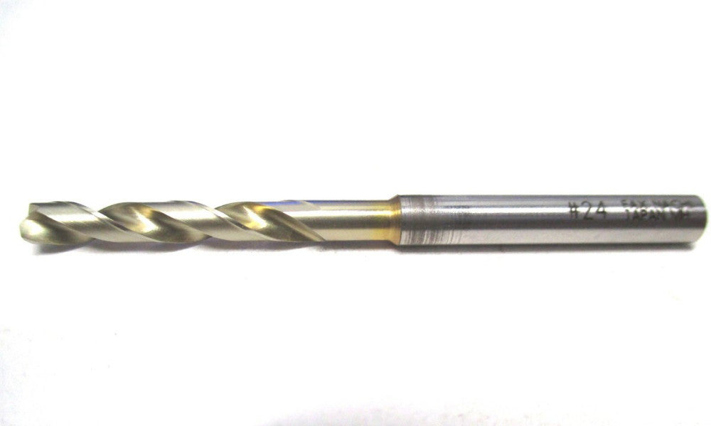 Nachi (1363198) #24 (.1520) x 2-7/16 2-Flute Stub Length Drill - Lot of 2