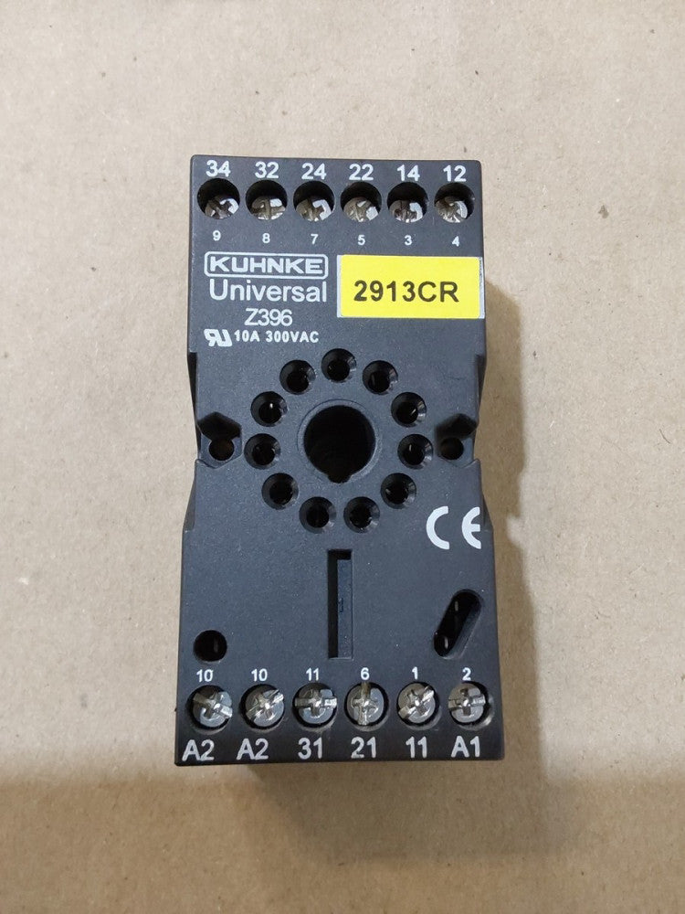 KUHNKE, Z396 RELAY BASE 10A 300VAC