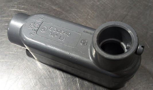 3/4" LB CONDUIT OUTLET BODY ONLY - E30640. VOL. 7.2 CU IN
