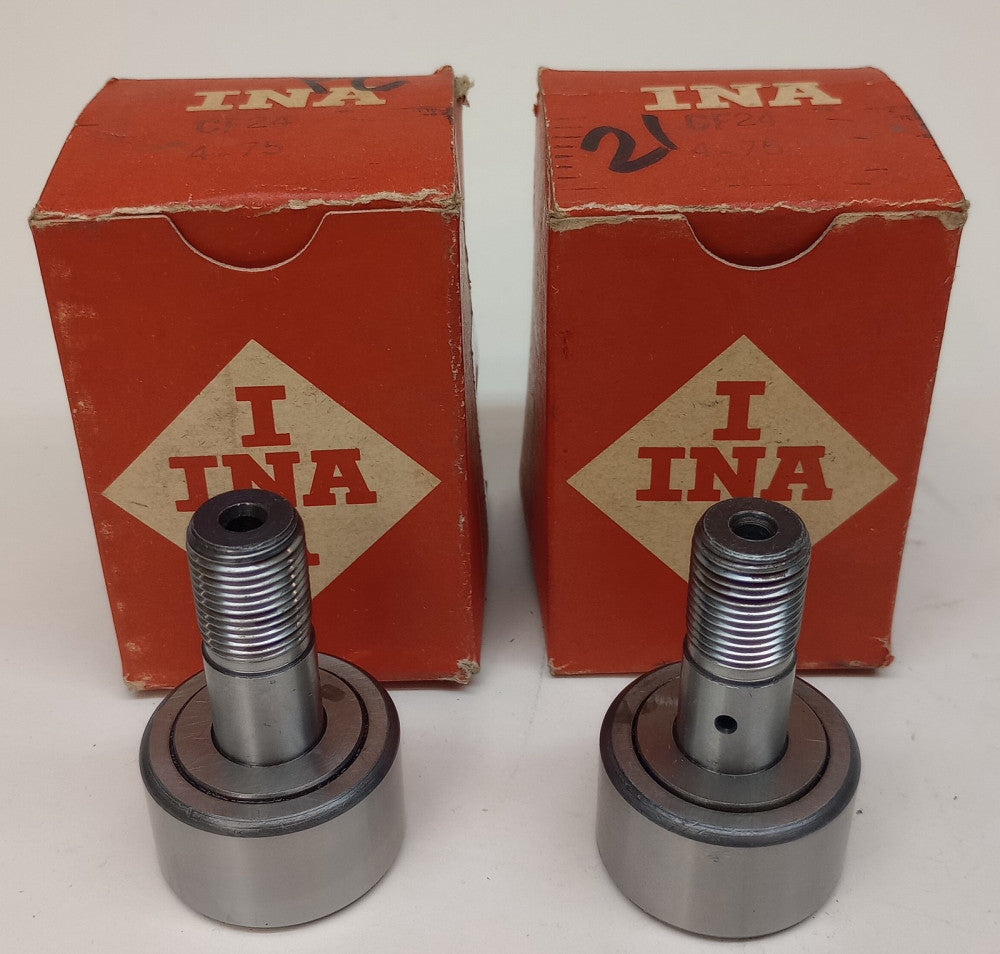 INA CF24 Cam Follower 38.17mm Roller Diameter 22.19mm Roller Width(Pack of 2)