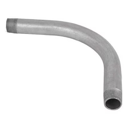 Calconduit 876774 Conduit Fitting 90 Deg Elbow, 2 In, Threaded, Steel,