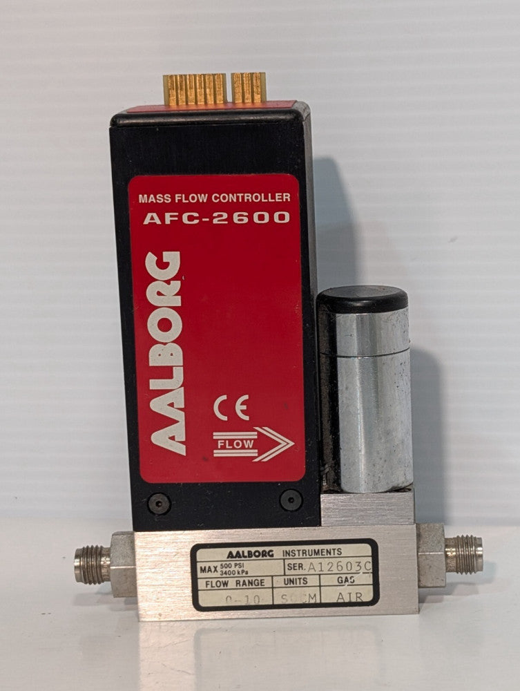 AALBORG AFC-2600 Mass Flow Controller, Max 500psi  3400kPa