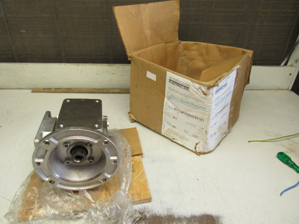 STERLING ELECTRIC S2175HQ040056101 1750RPM 0.469HP 40:1 STAINLESS NEW IN BOX !! 