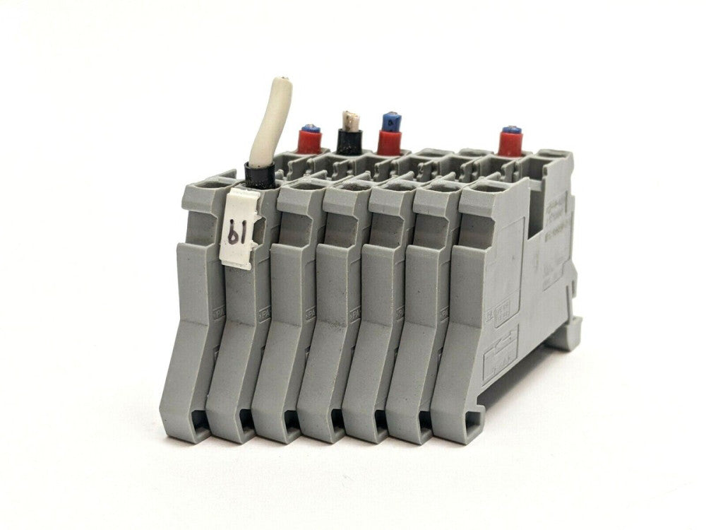Wago 870-901 Through Terminal Block 2.5mm LOT OF 7