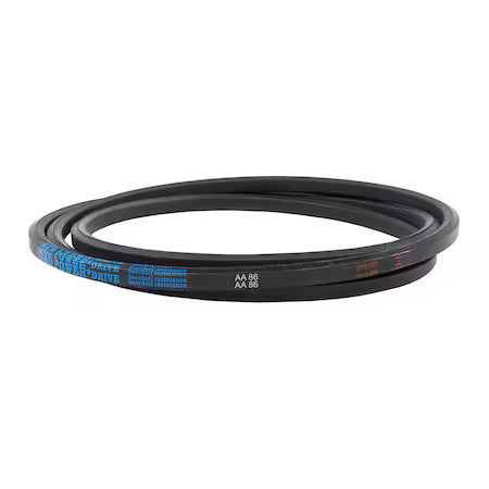 D&D AA86 AA86 Double-Sided V-Belt, 89 2/5 in Outside Length, 1/2 in Top Width,