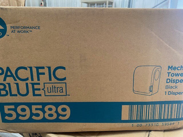 Pacific Blue Ultra GPC59589 - Mechanical Paper Towel Dispenser by GP PRO - Black