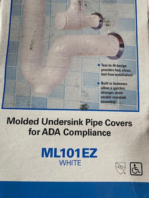 Mainline Collection ML101EZ One P-trap Cover & ONE Angle Valve Supply Cover