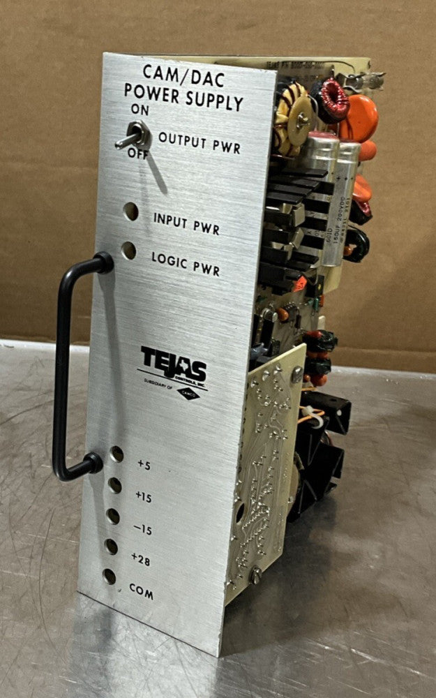 TEJAS CONTROLS cam/dac POWER SUPPLY B8149-000-10001 115VAC/Q29VDC B0001-050-0001