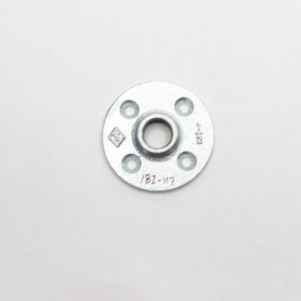 Floor Flange Fitting Galvanized Malleable Iron 1/2"