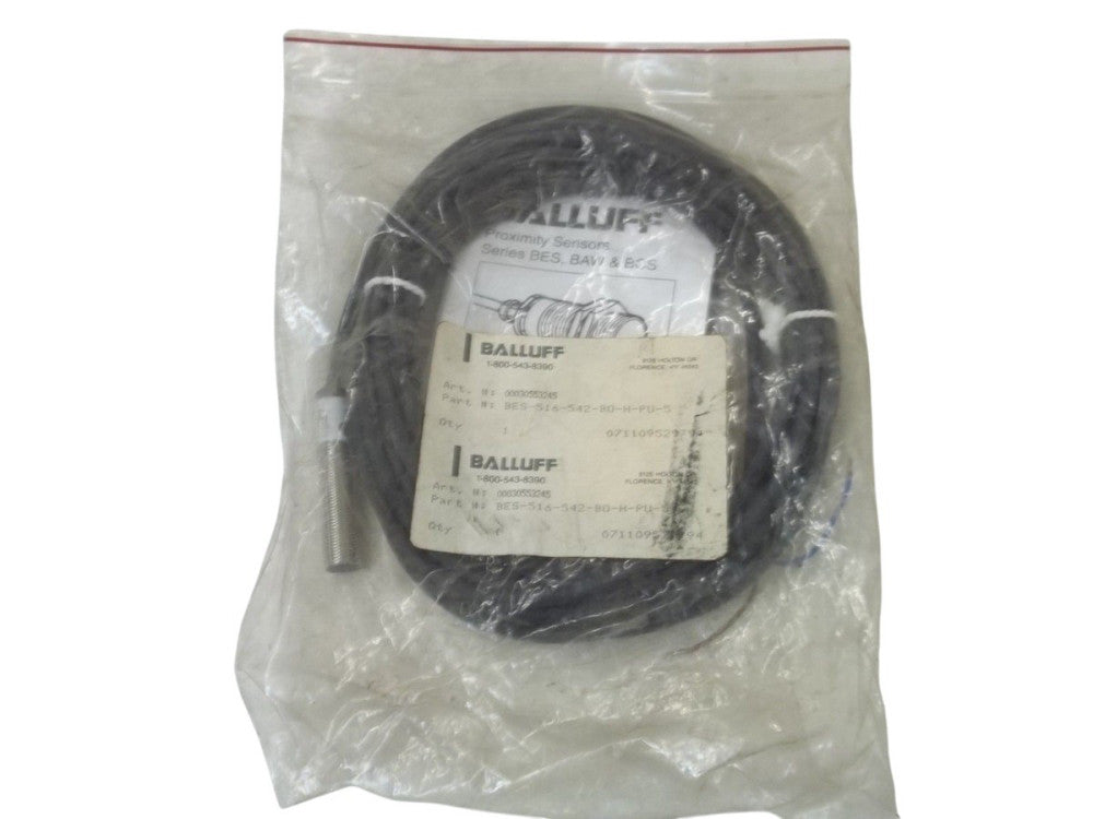 BALLUFF BES516-542-BO-H-PU-5 PROXIMITY SWITCH NSMP