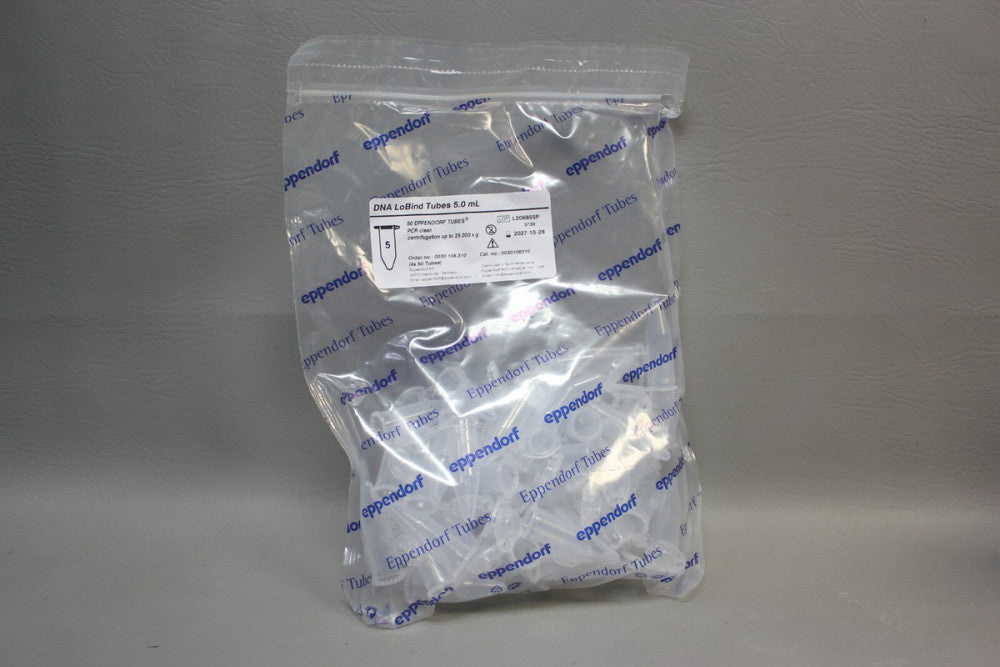 (50) Eppendorf 0030108310 DNA LoBind Tubes 5.0mL