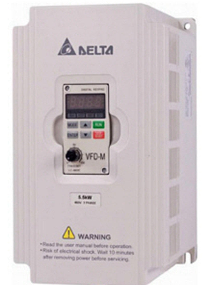 New In Box DELTA VFD055M43A Drive AC 7.5Hp 460V Three Phase Input PLC