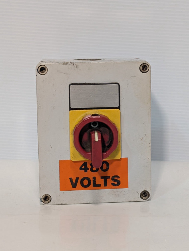 Unbranded 480V Switch Enclosure Industrial Machine Control Box, 3-Pole Body