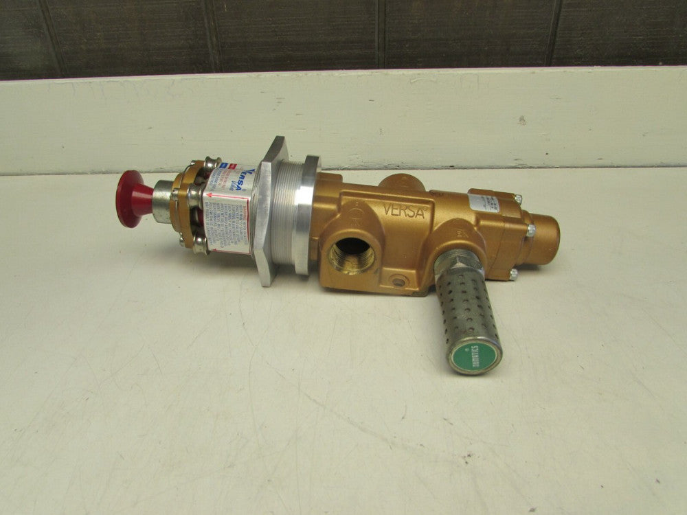 VERSA VALVES VIZ-3701-L0VB-P, PNEUMATIC LOCK-OUT VALVE, 1" ,200PSIG, MAKE OFFER!