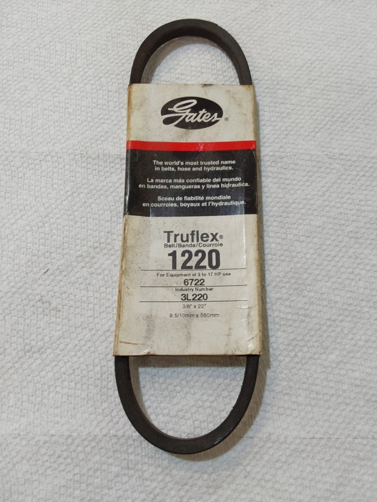 Gates Truflex 1220  3L220 Light Duty V-Belt 6722 